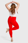 WR.UP® Curvy Fashion - Cintura alta - Largo 7/8 - Rojo 7