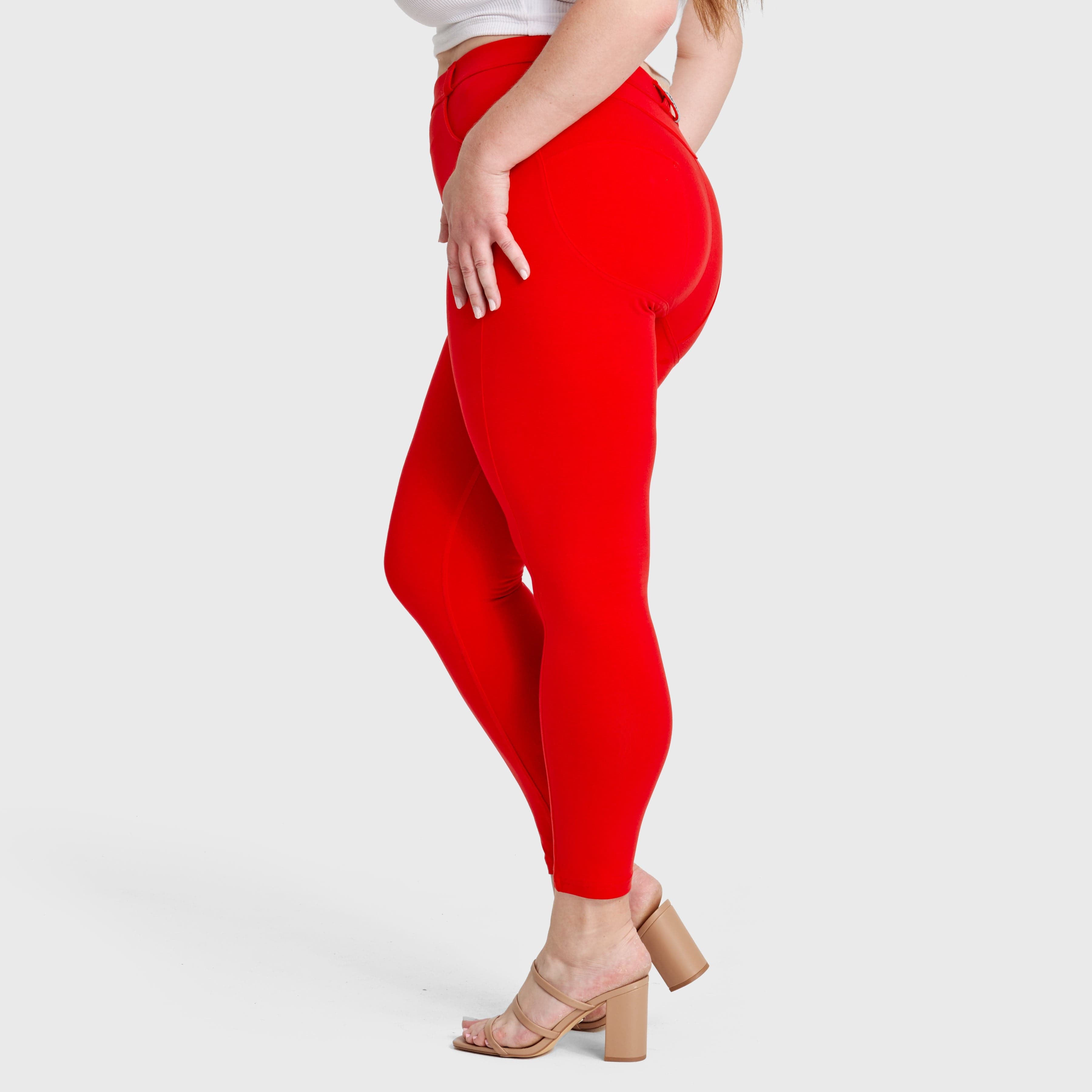 WR.UP® Curvy Fashion - Cintura alta - Largo 7/8 - Rojo 3