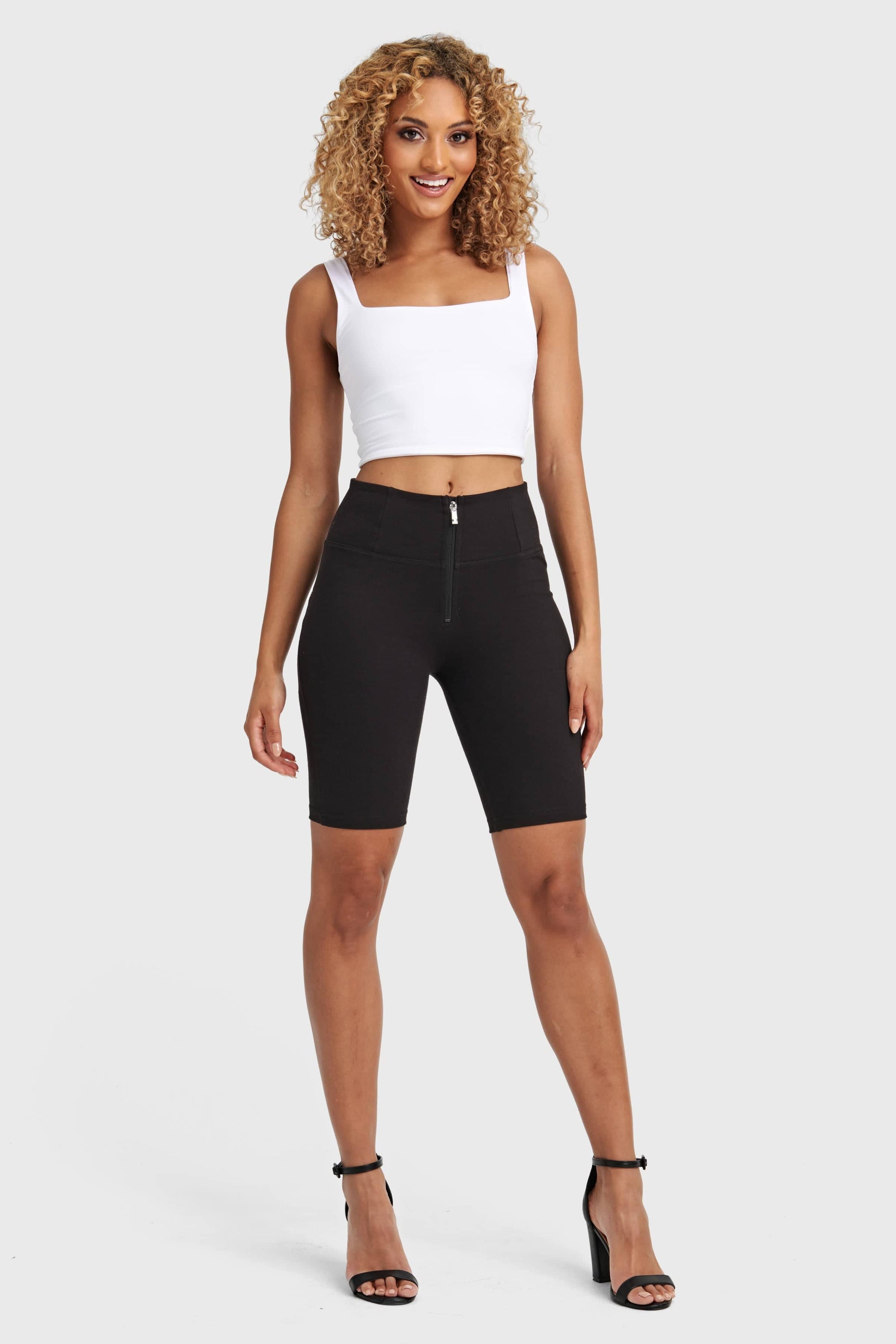 WR.UP® Drill Limited Edition - High Waisted - Biker Shorts - Black 4