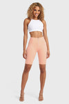 WR.UP® Drill Limited Edition - High Waisted - Biker Shorts - Peach 4
