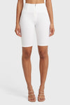 WR.UP® Drill Limited Edition - High Waisted - Biker Shorts - White 5