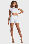 WR.UP® Fashion - High Waisted - Shorts - White 7