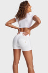 WR.UP® Fashion - High Waisted - Shorts - White 10