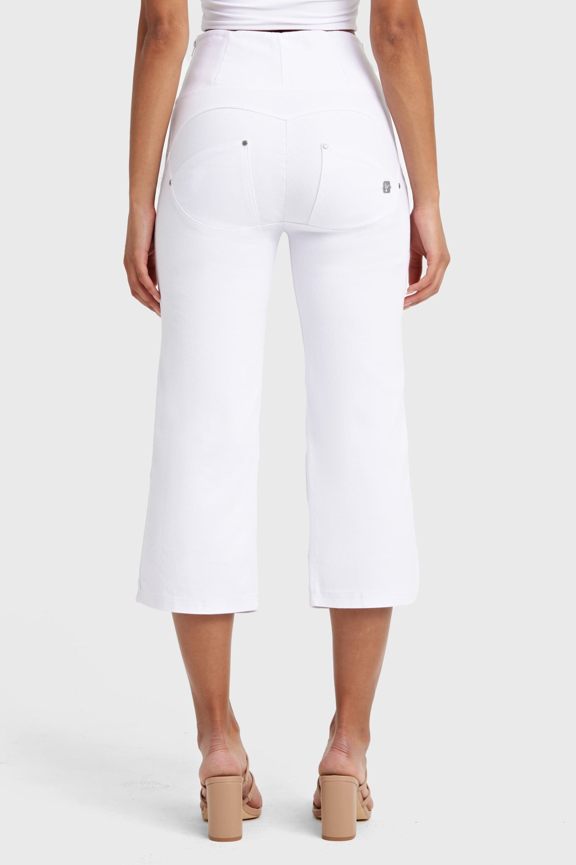 WR.UP® Snug Jeans - Talle alto - Recortados - Blanco  10