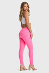 WR.UP® Snug Jeans - High Waisted - Full Length - Candy Pink 5