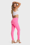 WR.UP® Snug Jeans - High Waisted - Full Length - Candy Pink 4