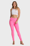 WR.UP® Snug Jeans - High Waisted - Full Length - Candy Pink 2