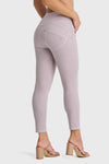 WR.UP® Snug Jeans - High Waisted - 7/8 Length - Light Grey 4