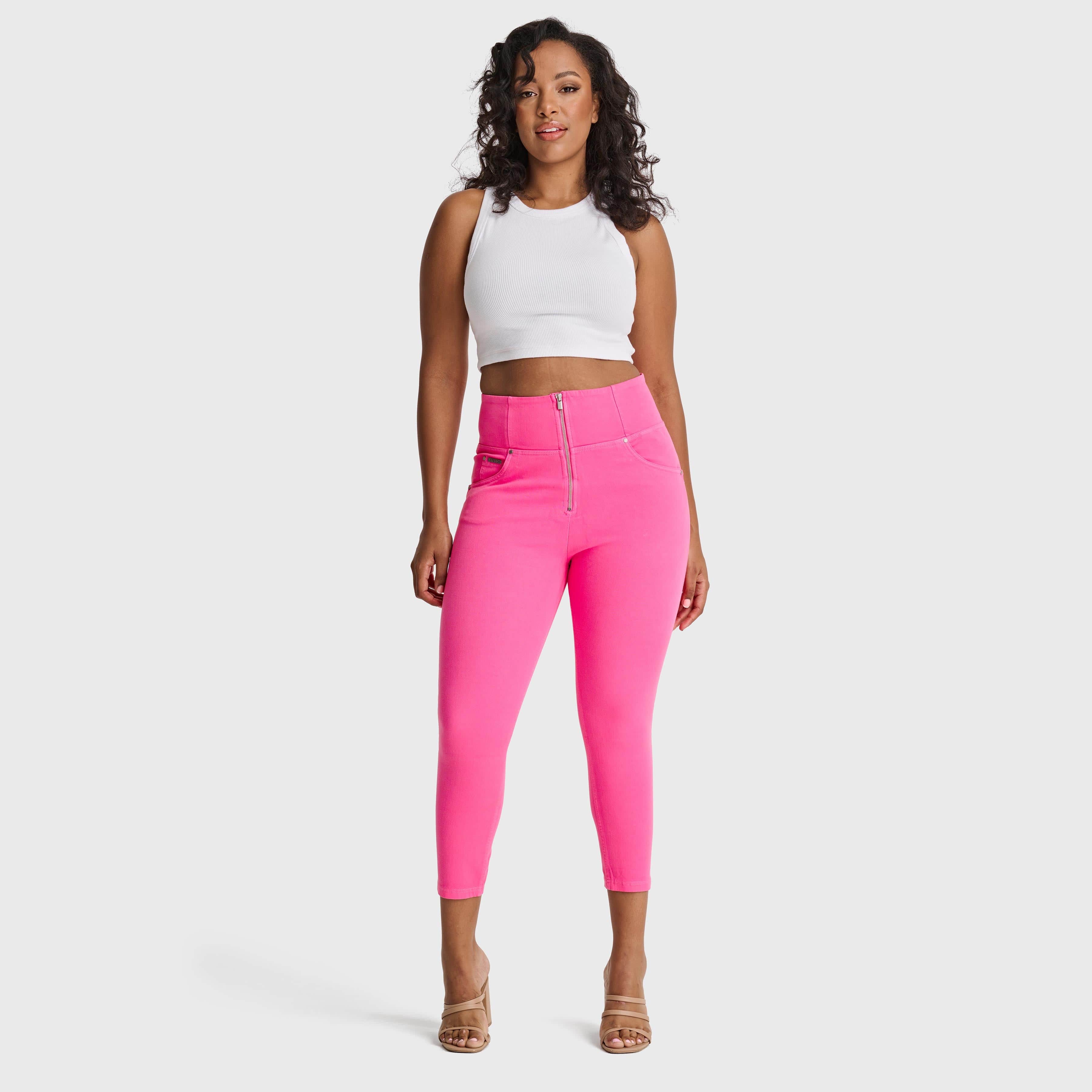 WR.UP® Snug Curvy Jeans - High Waisted - Petite Length - Candy Pink 3