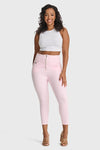 WR.UP® Snug Curvy Jeans - High Waisted - 7/8 Length - Baby Pink 4