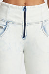WR.UP® Snug Jeans - High Waisted - 7/8 Length - Light Acid Wash 5