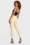 WR.UP® Snug Distressed Jeans - High Waisted - 7/8 Length - Beige 8
