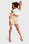 WR.UP® Snug Jeans - Cintura alta - Pantalones cortos - Beige  3