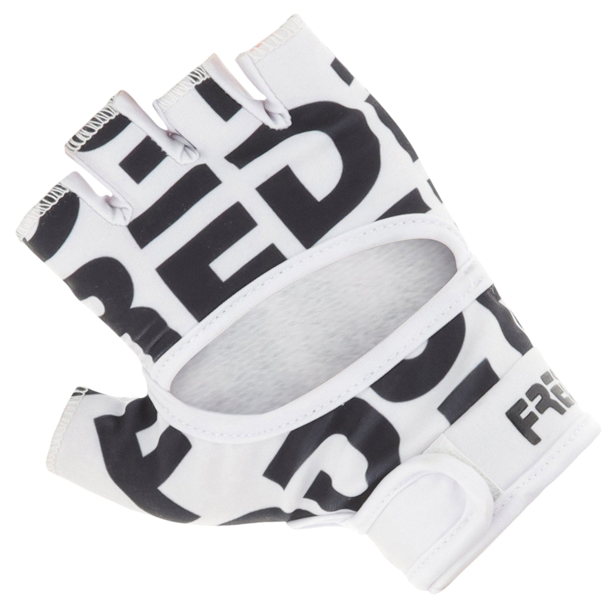 Diwo Fitness Gloves - White + Black Freddy Name 1