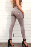 WR.UP® Fashion - High Waisted - Petite Length - Garment Dyed Grey 2