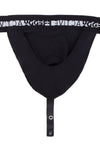 Men's Pro Pant - Black Denim + Yellow Stitching 6
